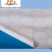 Tela blanca 100% de la tela de la sábana del algodón para la materia textil casera